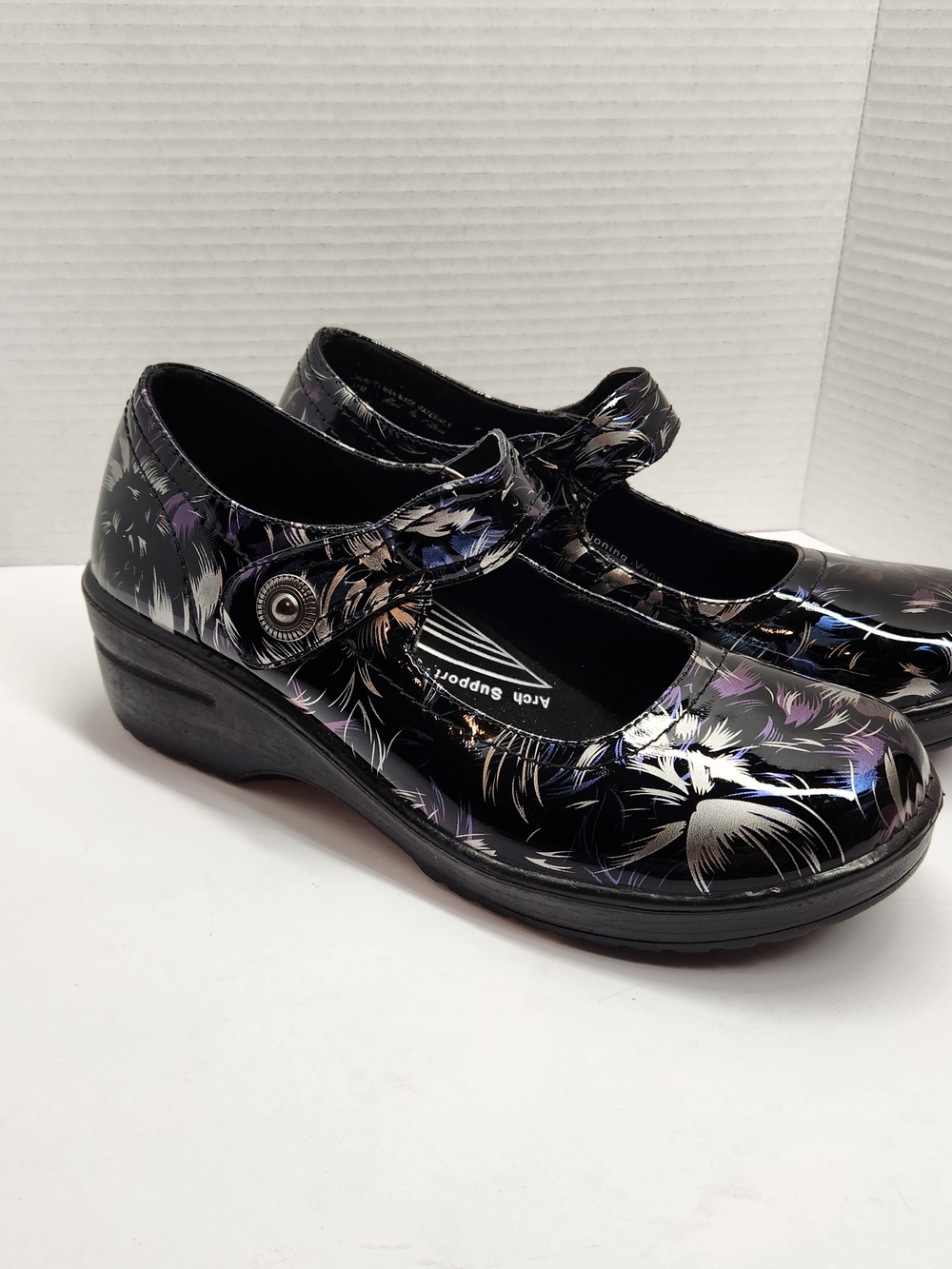 Easy Works by Easy Street Letsee Mary Jane Slip Resistant Clogs